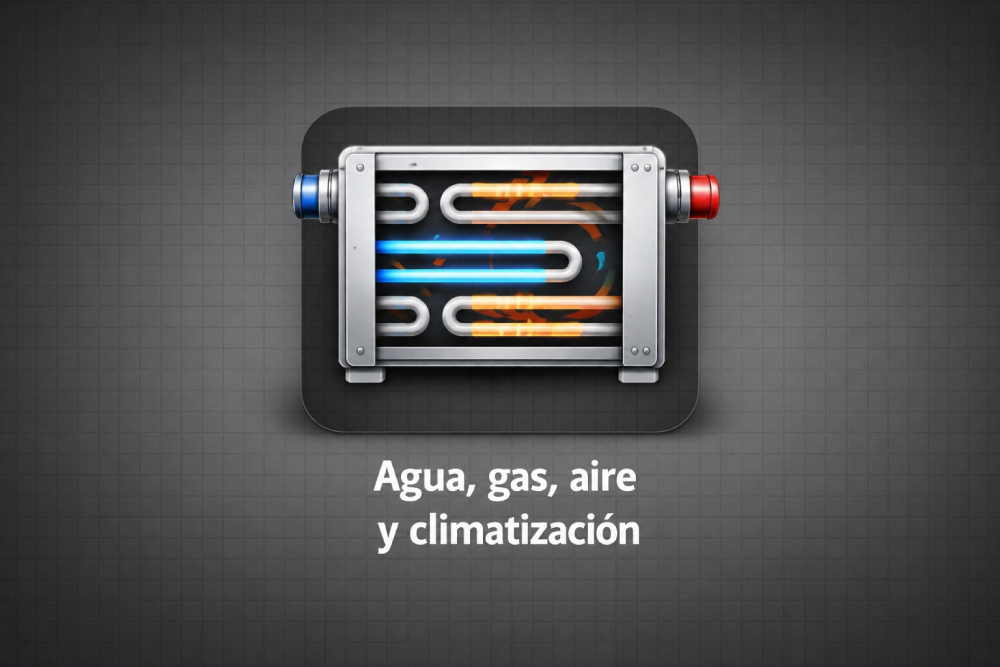 Agua, gas, aire y climatización | Manufactures Cusell